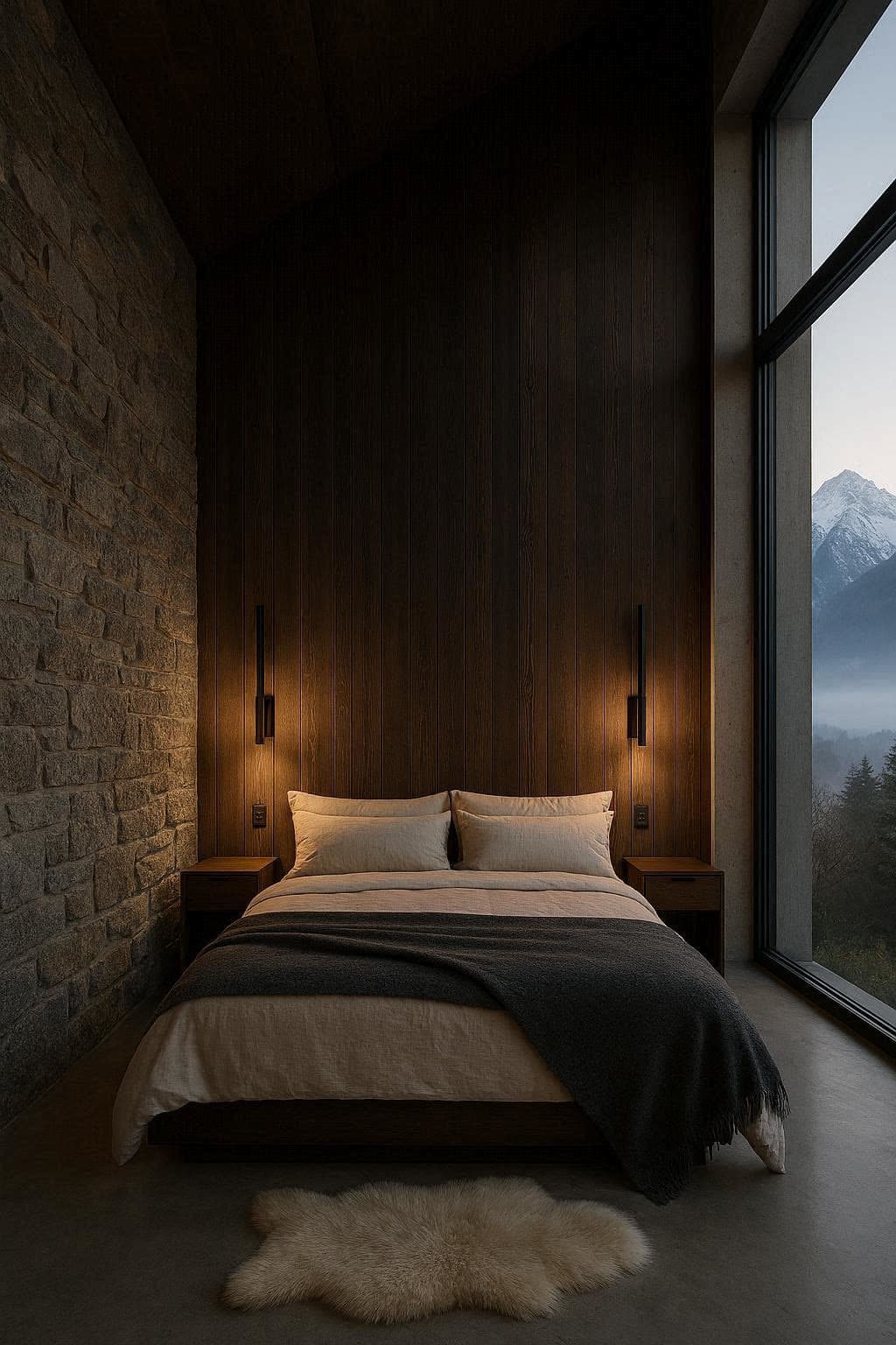 Chambre, vue vignobles