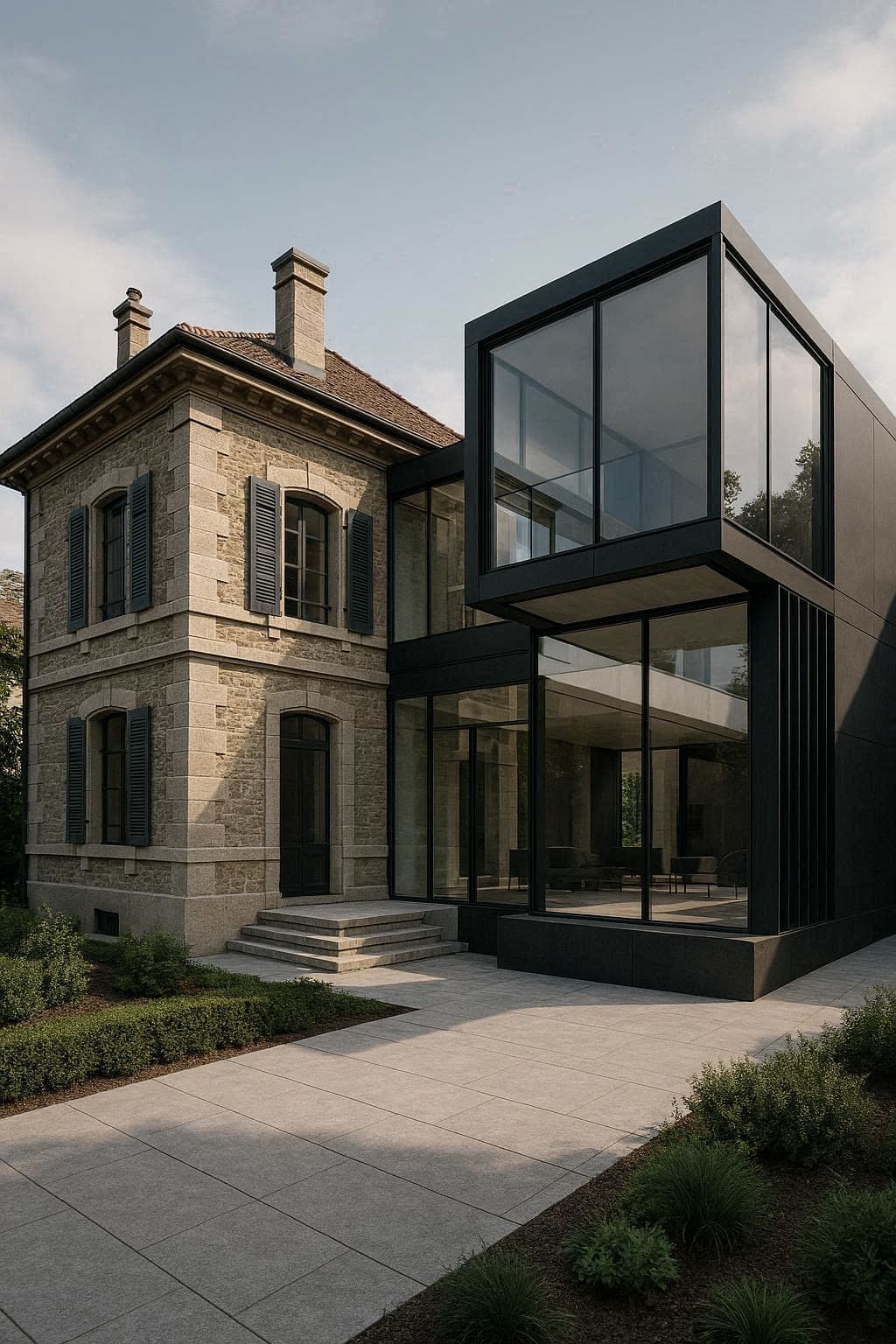 Maison Carouge — Genève · 390 m² · Rénovation lourde